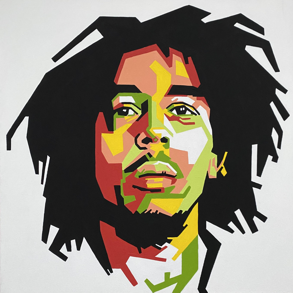Bob Marley I. painting by Zuzana | Artworks | Victory Art