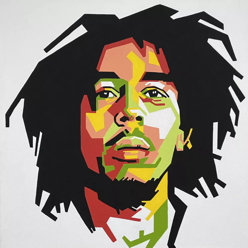 Bob Marley Sticker – Little Shop of Curiosity
